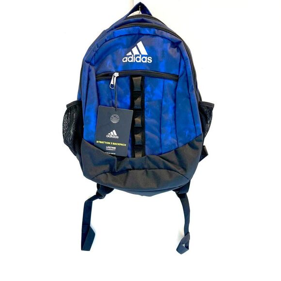 adidas Other - Adidas Stratton III Backpack Blue and Silver New With Tag